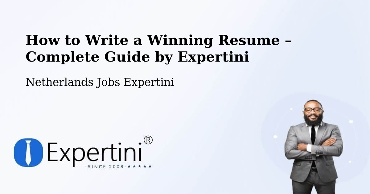 Resume Writing Guide for Job Seekers – Lochem - Lochem, Netherlands Jobs Expertini